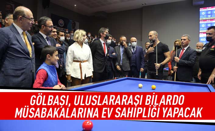 Uluslararası Bilardo Kompleksi Gençlik ve Spor Bakanı Kasapoğlu’nun Katılımıyla Açıldı