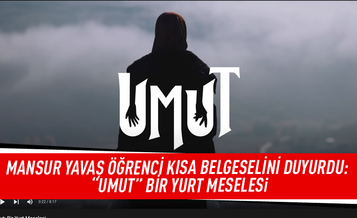 Umut Bir Yurt Meselesi paylaşıldı