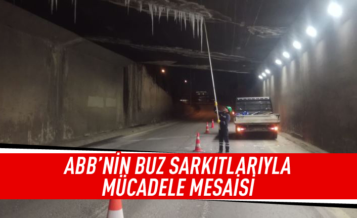 ABB buz sarkıtlarını temizledi