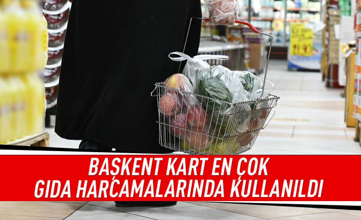 Başkent Kart en çok gıdada kullanıldı