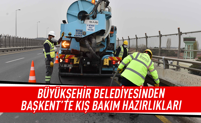 Büyükşehir Belediyesinden kış bakım hazırlıkları