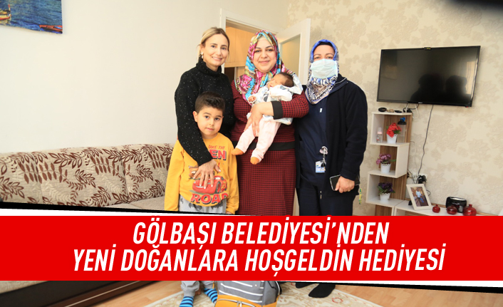 Gölbaşı Belediyesi Bebeklere Desteğe Devam Ediyor