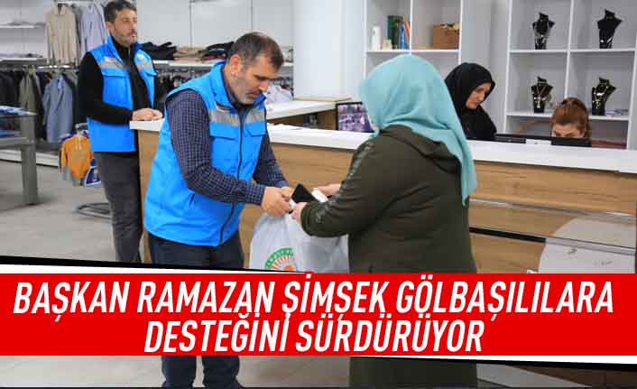 Gölbaşı belediyesi paylaşım noktası ile 52 bin Gölbaşılı’ya yardım etti