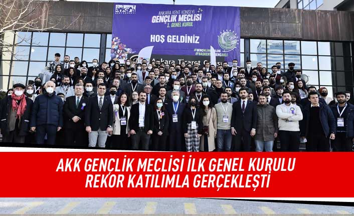 AKK Gençlik Meclisi ilk genel kurulu rekor katılımla gerçekleşti