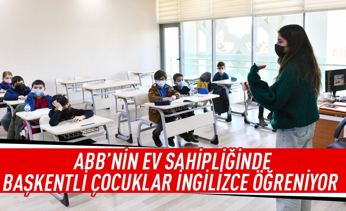 Başkentli çocuklar ingilizce öğreniyor