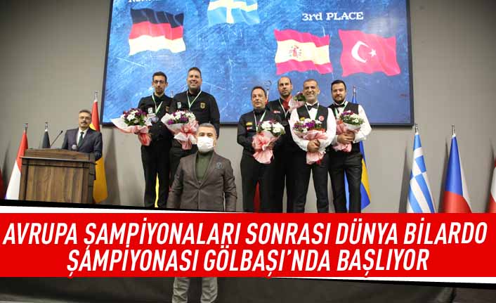 Dünya Bilardo Şampiyonası Gölbaşı’nda Start Alıyor, Dünya Gölbaşı’nı İzliyor