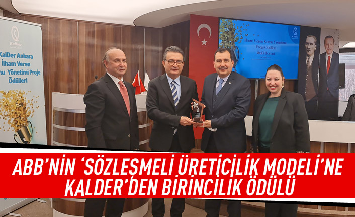 ABB'nin 'Sözleşmeli Üreticilik Modeli'ne KALDER'den birincilik ödülü