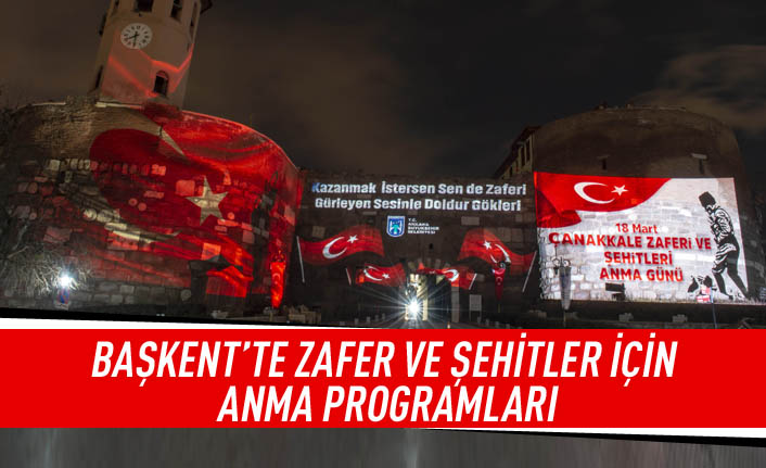 Başkent'te zafer ve şehitler için anma programı