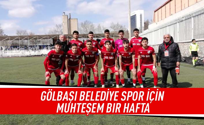 Gölbaşı Belediye spor için muhteşem bir hafta