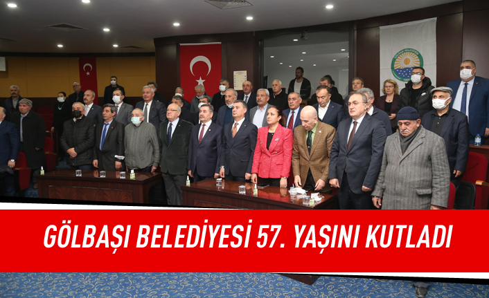 Gölbaşı belediyesi 57. yaşını kutladı