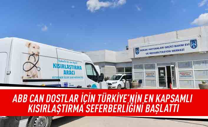 ABB can dostlar için Türkiye'nin en kapsamlı kısırlaştırma seferberliğini başlattı