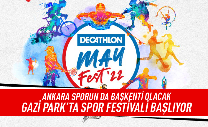 Gazi Park’ta Spor Festivali başlıyor