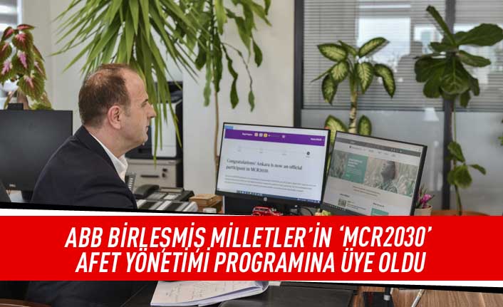 ABB Birleşmiş Milletler'in  'MCR2030' Afet Yönetimi Programına üye oldu