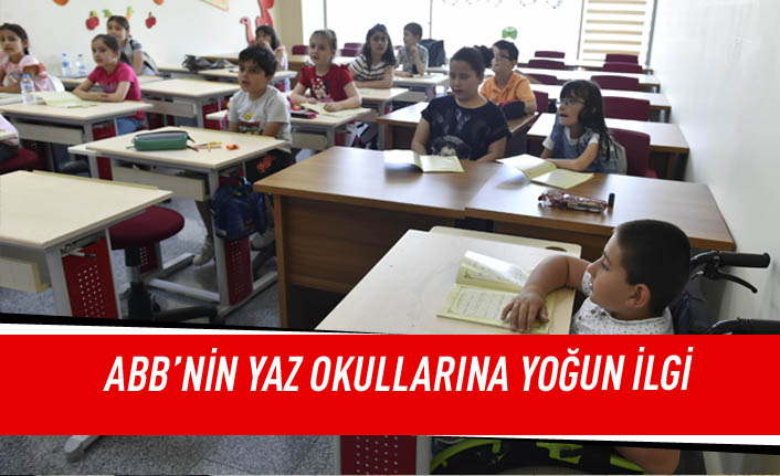 ABB'nin yaz okullarına yoğun ilgi