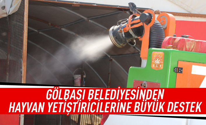 Gölbaşı Belediyesinden yetiştiricilere büyük destek