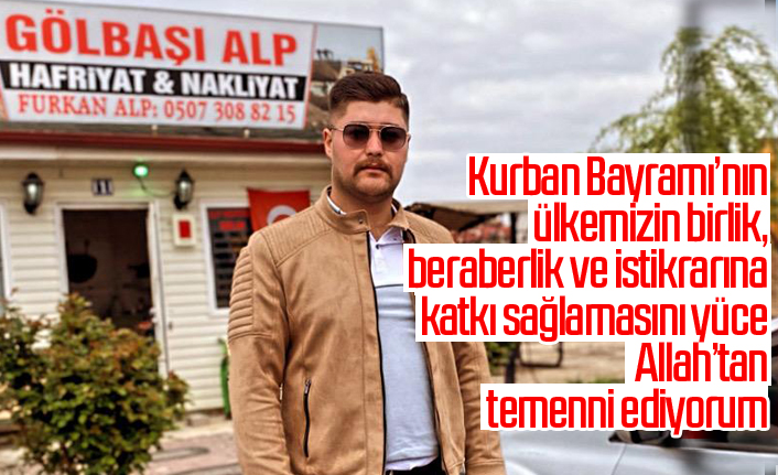 Furkan Alp'ten bayram mesajı