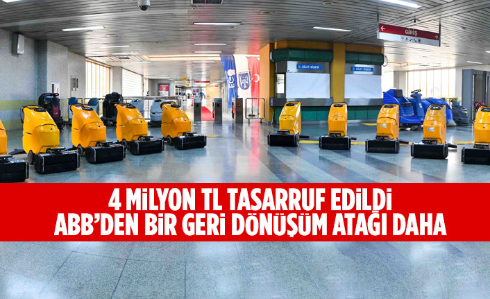 4 MİLYON TL TASARRUF EDİLDİ: ABB’DEN BİR GERİ DÖNÜŞÜM ATAĞI DAHA