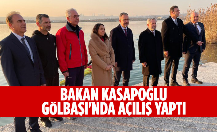 Bakan Kasapoğlu, Gölbaşı'nda açılış yaptı