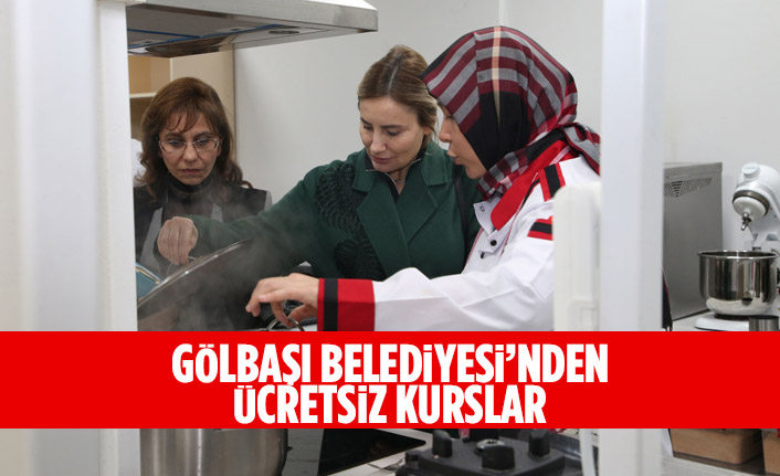 Gölbaşı Belediyesi’nden Ücretsiz Kurslar