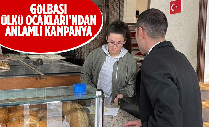 Gölbaşı Ülkü Ocakları’ndan anlamlı kampanya