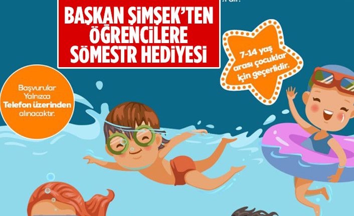 Başkan Şimşek’ten Öğrencilere Sömestr Tatili Hediyesi