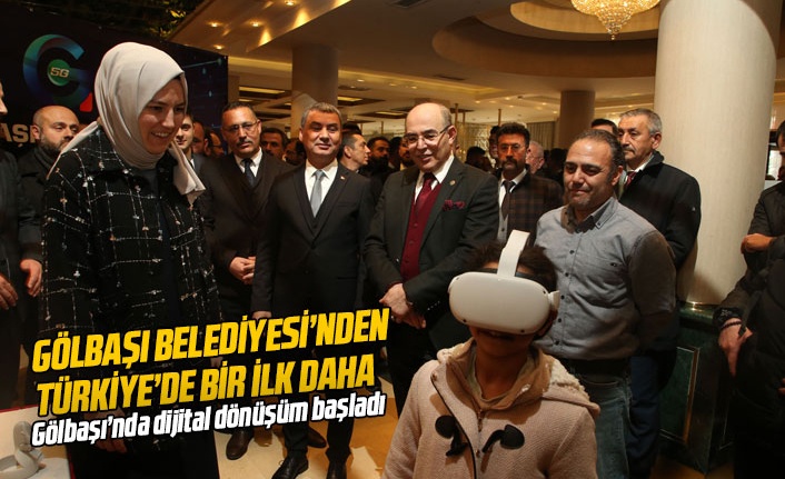 Gölbaşı Belediyesi'nden Türkiye'de  bir ilk daha