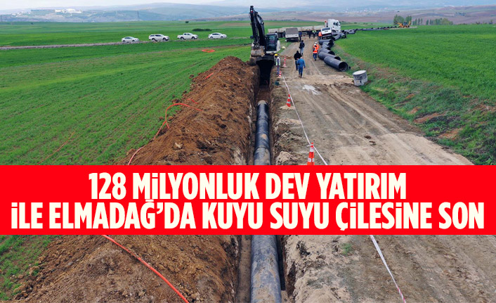 128 MİLYONLUK DEV YATIRIM İLE ELMADAĞ’DA KUYU SUYU ÇİLESİNE SON