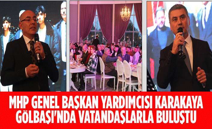 MHP Genel Başkan Yardımcısı Karakaya, Gölbaşı'nda vatandaşlarla buluştu