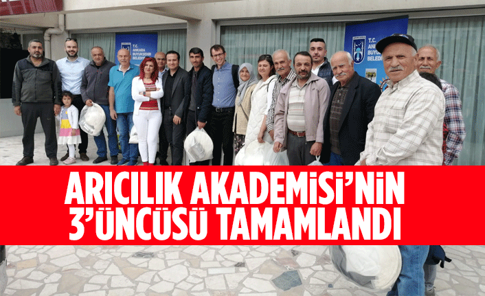 ARICILIK AKADEMİSİ’NİN 3’ÜNCÜSÜ TAMAMLANDI