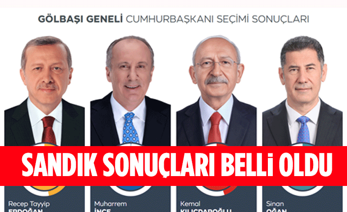 Gölbaşı'nda seçim sonuçları