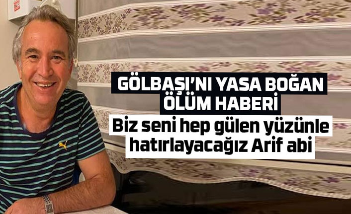 Gölbaşı'nı yasa boğan ölüm