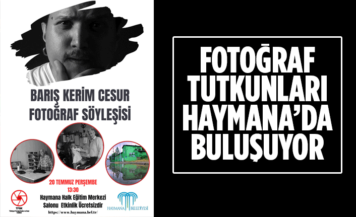 TFGK Kurucusu Barış Kerim Cesur ve Duayen Fotoğraf Sanatçısı İlyas Göçmen Haymana'da