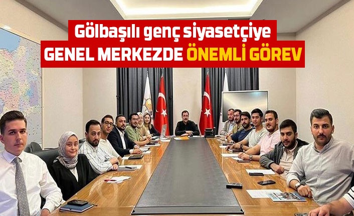 Devlet Alperen Tatlı'ya Ak Parti Genel Merkez'de önemli görev