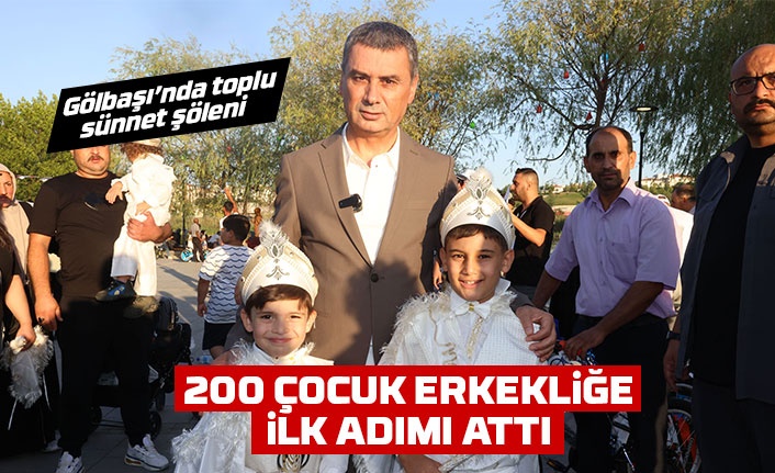Gölbaşı Belediyesi “3. Geleneksel Sünnet Şöleni” gerçekleşti