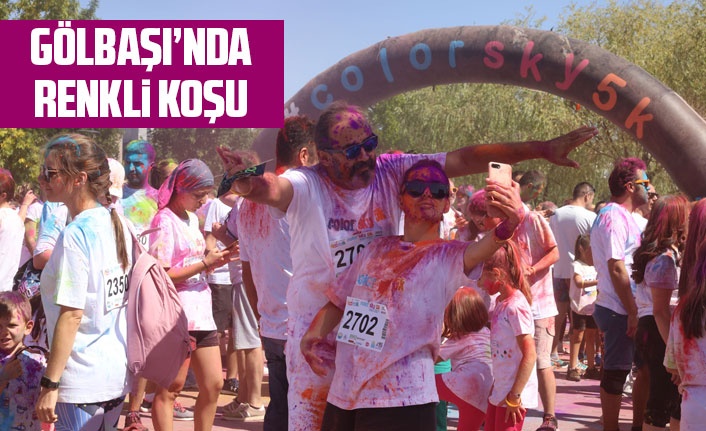 Gölbaşı'nda renkli koşu