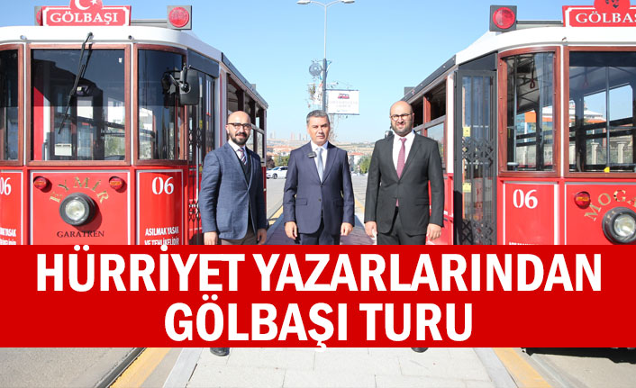 Başkan Şimşek, Hürriyet’ten Murat Yılmaz ve Fatih Tekeci ile Gölbaşı turu yaptı
