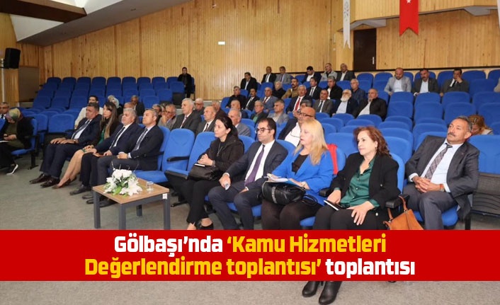 Kaymakam Erol Rüstemoğlu, Kamu Hizmetleri Değerlendirme Toplantısı Düzenledi