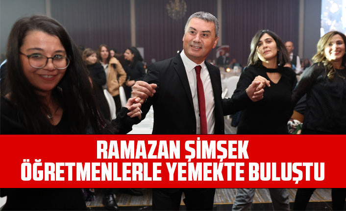 GÖLBAŞI BELEDİYE BAŞKANI RAMAZAN ŞİMŞEK, ÖĞRETMENLERLE YEMEKTE BULUŞTU