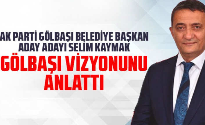 AK Parti Gölbaşı Belediye Başkan Aday Adayı Selim Kaymak, basınla bir araya geldi