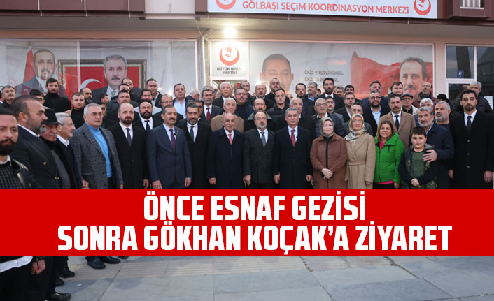 TURGUT ALTINOK VE RAMAZAN ŞİMŞEK, ESNAFI ZİYARET ETTİ