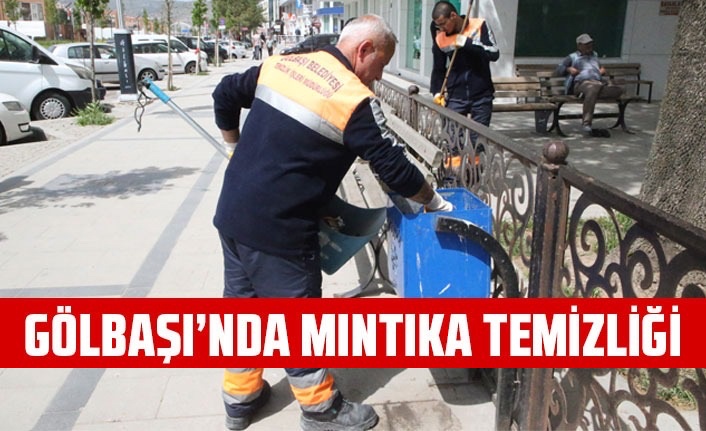 *GÖLBAŞI’NDA MINTIKA TEMİZLİĞİ*