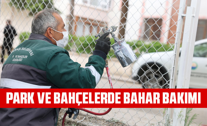 PARK VE BAHÇELERDE BAHAR BAKIMI