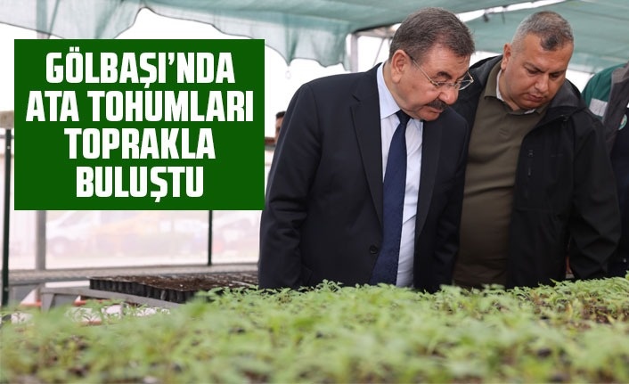 Ata tohumlar toprakla buluştu