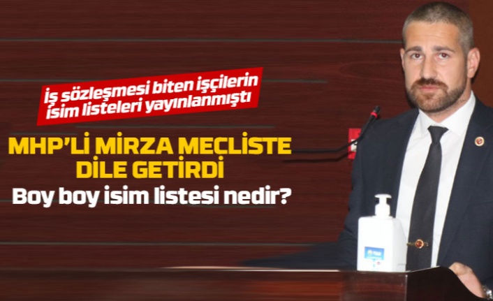 Mirza: 'Boy boy isim listesi nedir?'