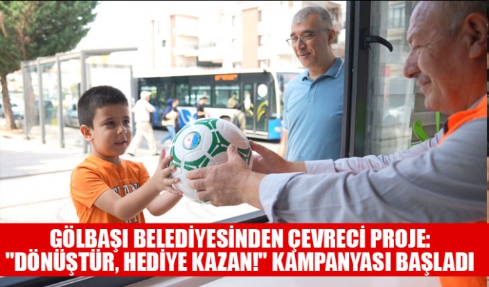 GÖLBAŞI BELEDİYESİNDEN ÇEVRECİ PROJE
