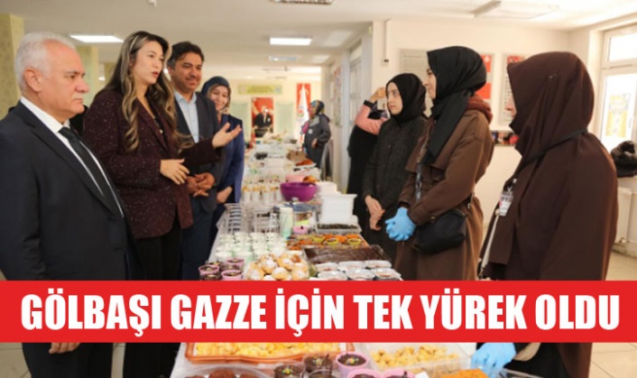 Gölbaşı’ndan Gazze’ye “Bir Okul Bin Umut” Dayanışması