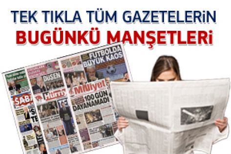 27 Ocak 2012 günün gazete manşetleri