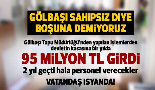 2 yıl geçti hala tapuya personel verecekler