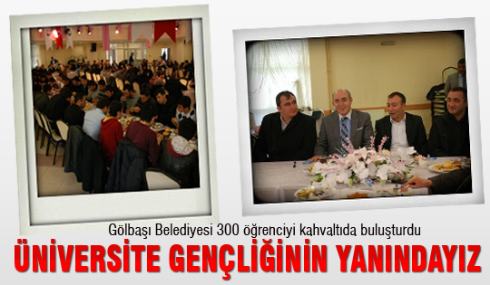 300 Öğrenciyi kahvaltıda buluşturdu