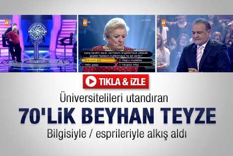 78'lik Beyhan teyze üniversitelileri utandırdı - Video